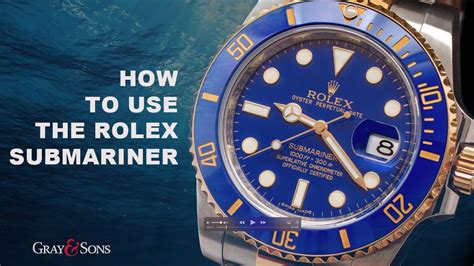 rolex submariner rotating diver